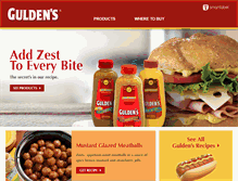 Tablet Screenshot of guldens.com